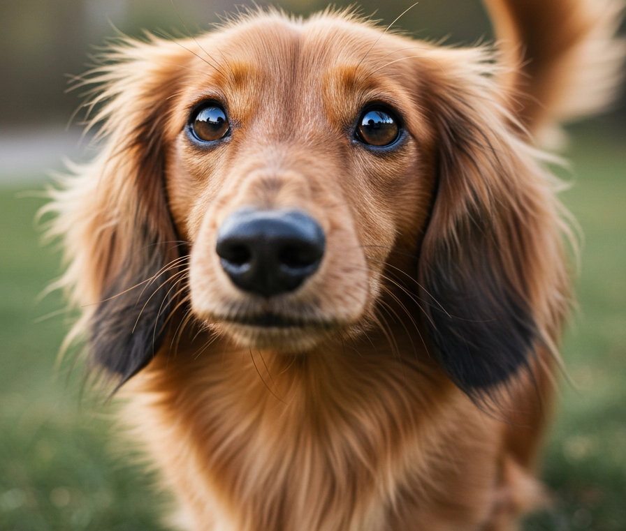 cute looking brown dog